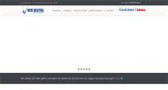 Desktop Screenshot of nekdijital.com.tr