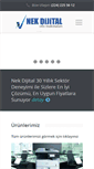Mobile Screenshot of nekdijital.com.tr